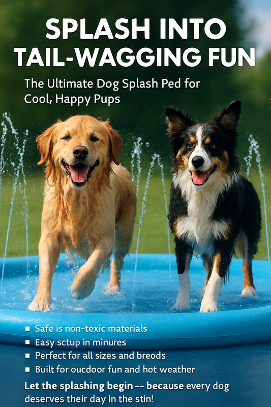 Splash Pad Anti-Slip Splash Pad for Kids & Dogs Durable Summer Outdoor Water Toys