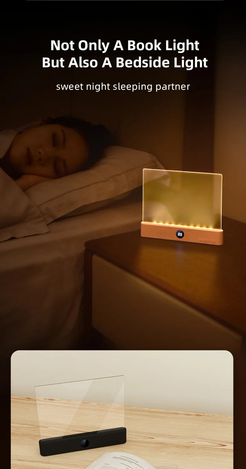 AmberGlow™ Warm Reading Light — Read Without Waking Your Brain
